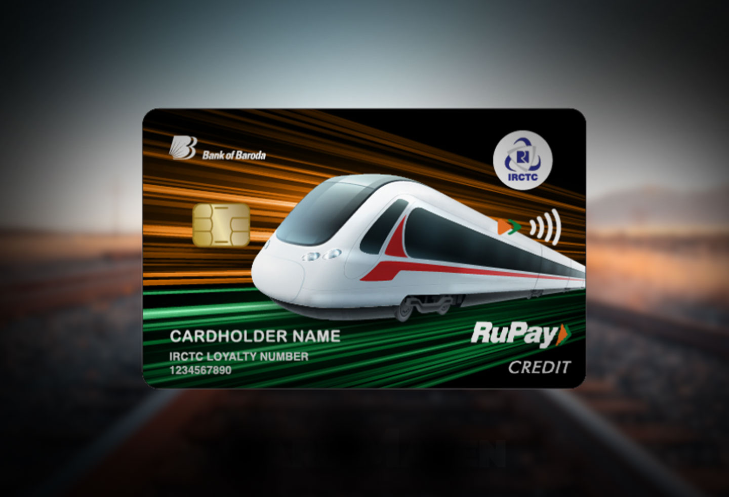 irctc bob credit card